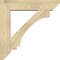 Ekena Millwork Imperial Slat Rough Sawn Bracket w/ Offset Brace, Douglas Fir, 8"W x 36"D x 36"H BKT0806X36X36IMP06RDF - alternate 3